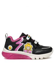 Geox Sneakersy J Ciberdron Girl J46LPA 054FU C0922 DD Czarny. Czarne buty sportowe dziewczęce Geox, bez wzorów, ze skóry, bez zapięcia. Za 189.99 zł.