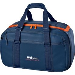 Torba Duffle Wilson Roland Garros 2026. Niebieskie torby sportowe Wilson, bez wzorów, z materiału, duże. Za 276.50 zł.