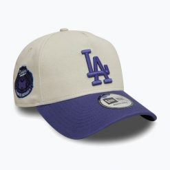Czapka z daszkiem New Era WS Patch Eframe Los Angeles Dodgers. Brązowe czapki z daszkiem damskie New Era, bez wzorów. Za 159.99 zł.