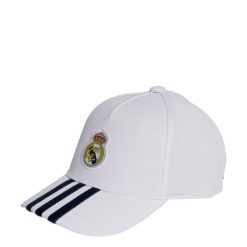 Czapka Real Madryt. Białe czapki damskie Adidas, bez wzorów. Za 89.95 zł.