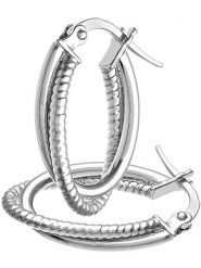 Diamant Exquis Złote kolczyki-kreole rozmiar: onesize. Szare kolczyki damskie Diamant Exquis, złote. Za 635.42 zł.