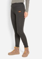 Legginsy na podszewce z polaru baranka. Czarne legginsy damskie bonprix, bez wzorów, z polaru. Za 99.99 zł.