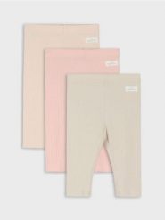 Bawełniane legginsy 3 pack - różowy. Czerwone legginsy damskie Sinsay, l, bez wzorów, z bawełny. Za 25.99 zł.