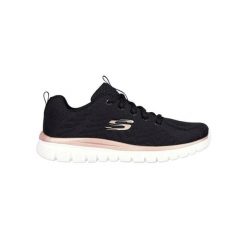 Buty damskie sportowe Buty Skechers GET CONNECTED. Czarne obuwie sportowe treningowe Skechers, do biegania, Skechers Sport. Za 199.99 zł.