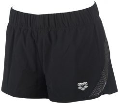 Spodenki szorty sportowe do biegania damskie Arena Run Short. Czarne spodenki sportowe damskie Arena, s, bez wzorów, z materiału, do biegania. Za 101.98 zł.