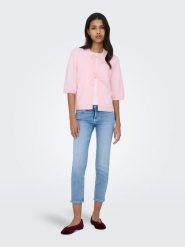 ONLY Kardigan "Simoni" w kolorze jasnoróżowym rozmiar: M. Różowe kardigany damskie Only, m, bez wzorów. Za 82.99 zł.