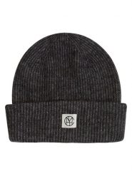 MOSS COPENHAGEN Czapka "Hope" w kolorze antracytowym rozmiar: onesize. Czarne czapki damskie Moss Copenhagen, bez wzorów, z materiału. Za 86.99 zł.