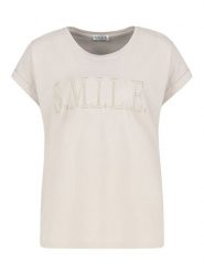 Sublevel Koszulka w kolorze beżowym rozmiar: S. Brązowe bluzki damskie Sublevel, s, bez wzorów, z bawełny, bez kołnierzyka, bez ramiączek. Za 61.31 zł.