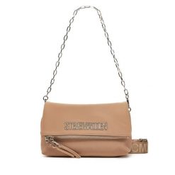 Torebka Steve Madden. Brązowe listonoszki damskie Steve Madden, bez wzorów, bez dodatków. Za 359.99 zł.