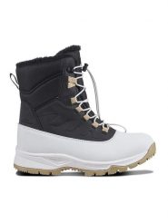 Icepeak Kozaki zimowe "Alofi" w kolorze biało-czarnym rozmiar: 37. Białe kozaki damskie Icepeak, na zimę, z materiału, bez obcasa, bez zapięcia. Za 293.59 zł.