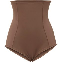 Figi shape z wysoką talią, silny stopień modelowania sylwetki. Brązowe bielizna korygująca bonprix, bez wzorów, z bawełny. Za 82.99 zł.