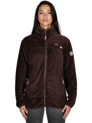 ANAPURNA Kurtka polarowa "Uternel" w kolorze brązowym rozmiar: M. Brązowe kurtki damskie ANAPURNA, m, bez wzorów, z polaru, bez kaptura. Za 73.99 zł.