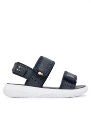 BOSS Sandały J52823 S Granatowy. Niebieskie sandały chłopięce Boss, ze skóry, bez zapięcia. Za 330.99 zł.