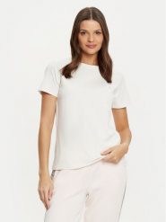 Guess T-Shirt V4YI09 J1314 Écru Oversize. T-shirty damskie Guess, s, z aplikacjami, z bawełny, bez kołnierzyka. Za 119.99 zł.