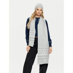 Komplet czapka i komin Guess. Szare kominy damskie Guess, na zimę, z aplikacjami. Za 509.99 zł.