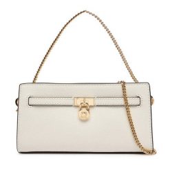 Torebka MICHAEL Michael Kors. Białe torebki wieczorowe damskie MICHAEL Michael Kors, bez wzorów, bez dodatków. Za 879.99 zł.