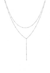 Elli Damski naszyjnik w kształcie litery Y z kulkami ze srebra próby 925 Sterling Silver Naszyjniki 1 ct. Szare naszyjniki damskie Elli, srebrne. Za 228.99 zł.