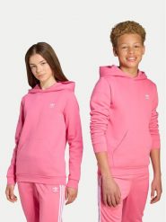 Adidas Bluza JX2740 Różowy Regular Fit. Czerwone bluzy dziewczęce Adidas, bez wzorów, z bawełny, bez ramiączek, bez kaptura. Za 149.99 zł.