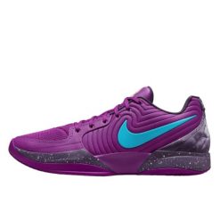 Buty do chodzenia dla dorosłych Nike Ja 2 Stargazer. Fioletowe kurtki sportowe damskie Nike, bez wzorów, z materiału, bez kaptura. Za 986.64 zł.