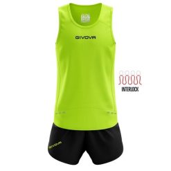 Givova Kit New York zestaw do biegania Fuxia-Czarny M. Czarne obuwie sportowe damskie Givova, z poliesteru, bez zapięcia, do biegania. Za 223.99 zł.