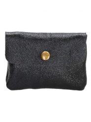 Charm Portfel "Elisa" w kolorze czarnym - 11 x 1,5 x 7,5 cm rozmiar: onesize. Czarne portfele damskie Charm, bez wzorów, z materiału. Za 34.99 zł.