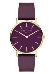 Liebeskind Zegarek kwarcowy w kolorze złoto-fioletowym rozmiar: onesize. Różowe, analogowe zegarki damskie Liebeskind, ze stali. Za 402.20 zł.