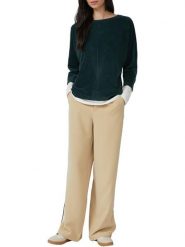 S.OLIVER RED LABEL Bluzka w kolorze ciemnozielonym rozmiar: 46. Zielone bluzki damskie s.Oliver RED LABEL, s, bez wzorów, bez kołnierzyka, bez ramiączek. Za 87.40 zł.