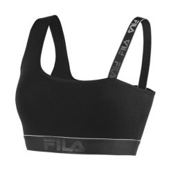Stanik sportowy Bielizna Damska Fila woman bra 1 pack. Czarna biustonosze sportowe damskie Fila, bez wzorów, z bawełny. Za 52.99 zł.