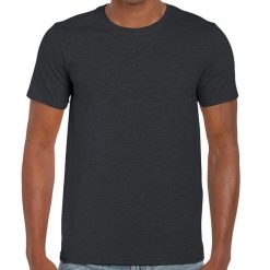 Koszulka Softstyle Dla Dorosłych Unisex. Szare bluzki damskie GILDAN, xl, bez wzorów, sportowe, bez kołnierzyka, bez ramiączek. Za 34.99 zł.