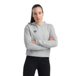 Bluza damska z kapturem Arena. Szare bluzy damskie Arena, s, bez wzorów, z bawełny, z kapturem. Za 289.50 zł.