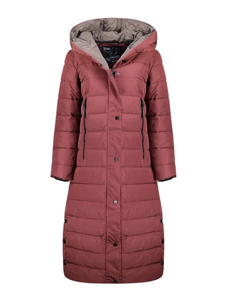 Canadian Peak Płaszcz pikowany "Constanceak" w kolorze bordowym rozmiar: S. Czerwone płaszcze damskie Canadian Peak, s, bez wzorów, bez kaptura. Za 297.26 zł.