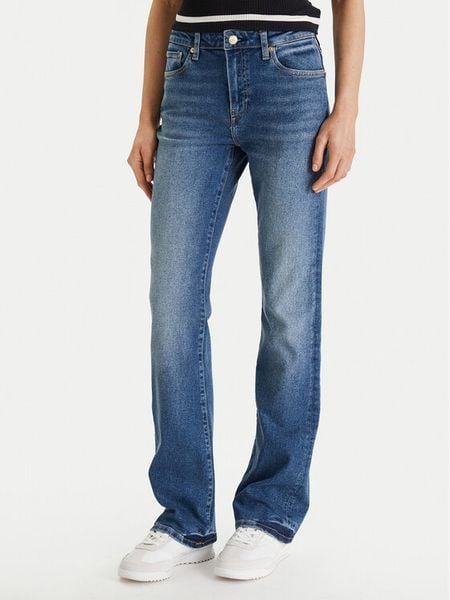 Tommy Hilfiger Jeansy WW0WW47701 Niebieski Bootcut Fit. Niebieskie jeansy damskie Tommy Hilfiger. Za 349.99 zł.