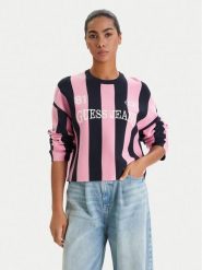 Guess Jeans Sweter W6RR17 Z3FC2 Kolorowy Regular Fit. Swetry klasyczne damskie Guess Jeans, xl, z jeansu, bez kołnierzyka. Za 439.99 zł.