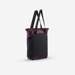 Torba podróżna Forclaz Travel Cabas 15 litrów 2w1. Czarne torby podróżne FORCLAZ, bez wzorów, z materiału, duże. Za 79.99 zł.