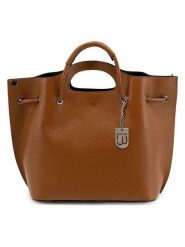 Lucca Baldi Skórzana torebka "Vigevano" w kolorze jasnobrązowym - 47 x 27 x 17 cm rozmiar: onesize. Brązowe torebki klasyczne damskie Lucca Baldi, z materiału, przez ramię, bez dodatków. Za 391.99 zł.