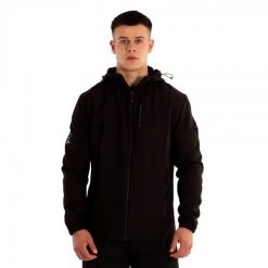 Kurtka softshell wodoodporna William Martin. Czarne kurtki damskie Softee, m, bez wzorów, z elastanu, bez kaptura. Za 276.99 zł.