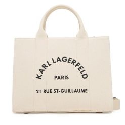 Torebka KARL LAGERFELD. Brązowe torebki klasyczne damskie KARL LAGERFELD, bez dodatków. Za 349.99 zł.