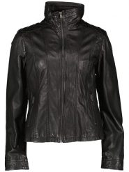 7eleven Skórzana kurtka "Dorie" w kolorze czarnym rozmiar: 36. Czarne kurtki damskie 7eleven, bez wzorów, ze skóry, bez kaptura. Za 434.99 zł.