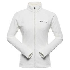 Bluza damska sportowa szybkoschnąca Alpine Pro Dozera 2. Białe bluzy damskie Alpine Pro, na zimę, xs, bez wzorów, z hardshellu, bez kaptura. Za 209.00 zł.