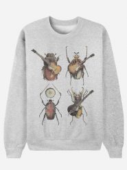 WOOOP Bluza "Beetles" w kolorze szarym rozmiar: XL. Szare bluzy damskie Wooop, xl, bez wzorów, z bawełny, bez kaptura. Za 100.99 zł.