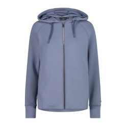 Damska bluza z kapturem z jerseyu CMP. Czarne bluzy damskie CMP, bez wzorów, z jersey, z kapturem. Za 376.40 zł.