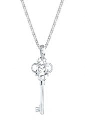 Elli DIAMONDS Naszyjnik krótki z diamentami Srebro 925 Sterling Damski Naszyjnik dla kobiet z kluczem z diamentem (0.003 ct) Naszyjniki 1 ct. Białe naszyjniki damskie Elli DIAMONDS, z diamentem, srebrne. Za 473.99 zł.