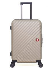SWISS KOPPER Walizka "Spiez" w kolorze beżowym - 41 x 65 x 26 cm rozmiar: onesize. Brązowe walizki SWISS KOPPER, bez wzorów, z materiału. Za 173.99 zł.