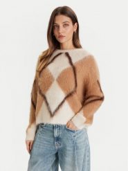 ViCOLO Sweter 55042F Écru Regular Fit. Swetry klasyczne damskie ViCOLO, bez kołnierzyka. Za 549.99 zł.