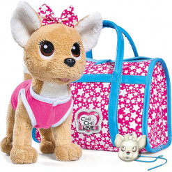 Maskotka "Chi Chi Love - Star". Brązowe przytulanki i maskotki Simba, Smoby, Eichhorn, Dickie Toys. W wyprzedaży za 109.95 zł.