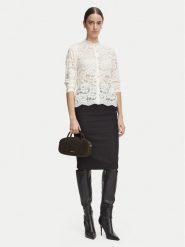 Morgan Spódnica ołówkowa 242-JROSE.F Czarny Slim Fit. Czarne spódnice damskie Morgan, bez wzorów, z bawełny. Za 299.99 zł.