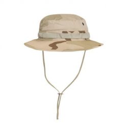 Kapelusz turystyczny z odpinaną osłoną karku US Desert. Brązowe kapelusze damskie HELIKON-TEX, bez wzorów, sportowe. Za 50.99 zł.