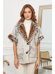 Joséfine Kurtka przejściowa "Ashmee" w kolorze beżowym rozmiar: S. Brązowe kurtki damskie Joséfine, s, bez wzorów, z futra, bez kaptura. Za 208.99 zł.