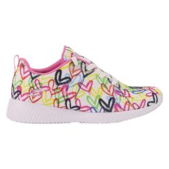 Buty na co dzień damskie SKECHERS BOBS SQUAD sportowe ozdobne. Czarne obuwie sportowe casual damskie Skechers, trekkingowe. Za 243.00 zł.