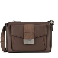 Torebka U.S. Polo Assn. Brązowe listonoszki damskie U.S. Polo Assn., bez wzorów, bez dodatków. Za 269.99 zł.